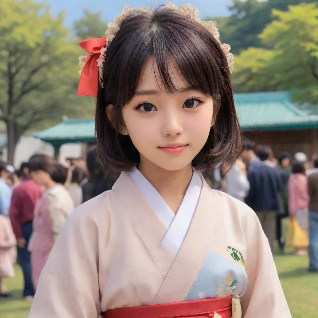 aibest quality hd aesthetic how are you kobeni Im ffine thank you for asking Are you enjoying your time at our school festival Noo charming H H Hi user Im Kobeni Higashiyama
