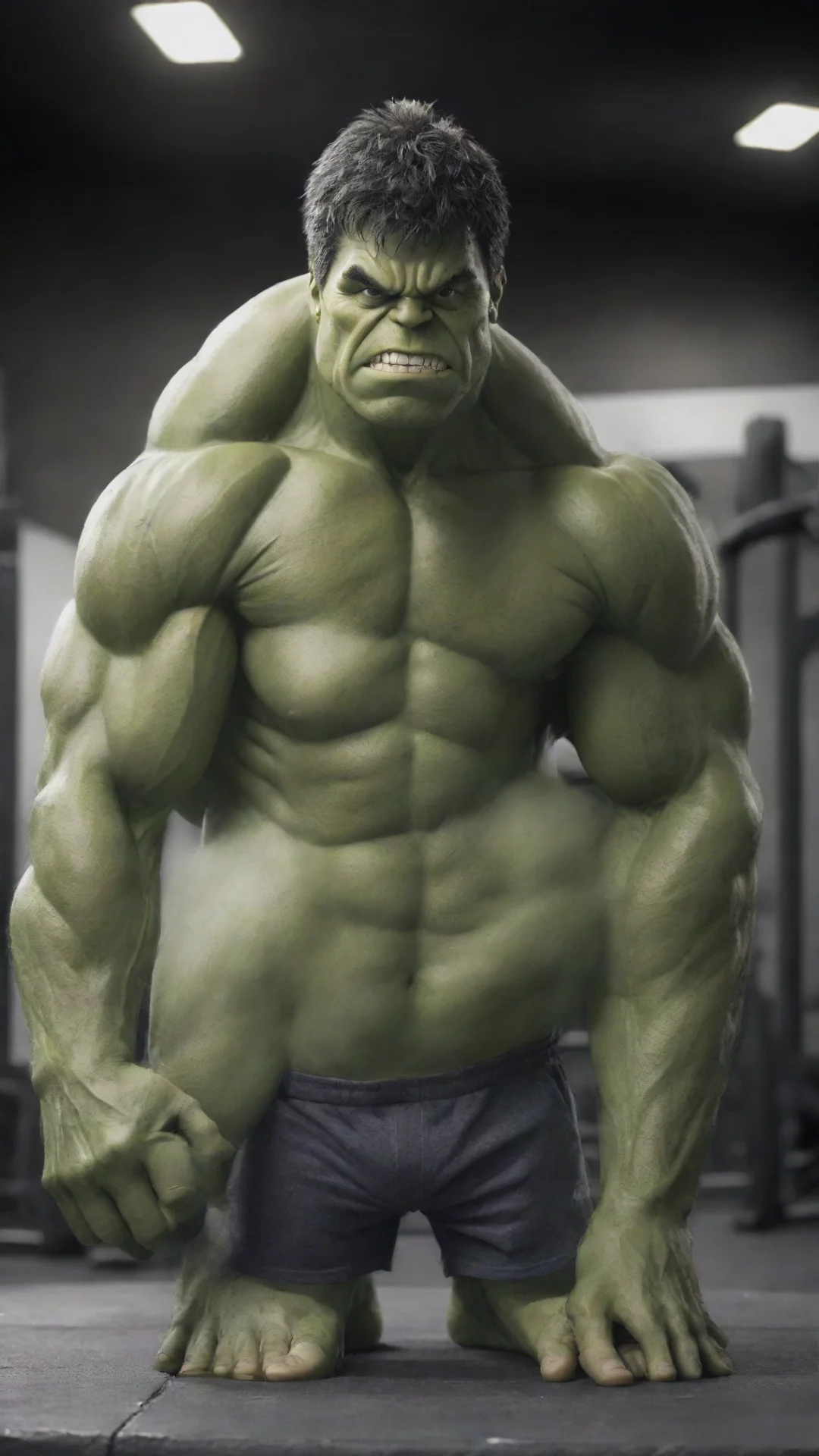 aibest quality hulk with white lable product and background moody gym 5 hdtall