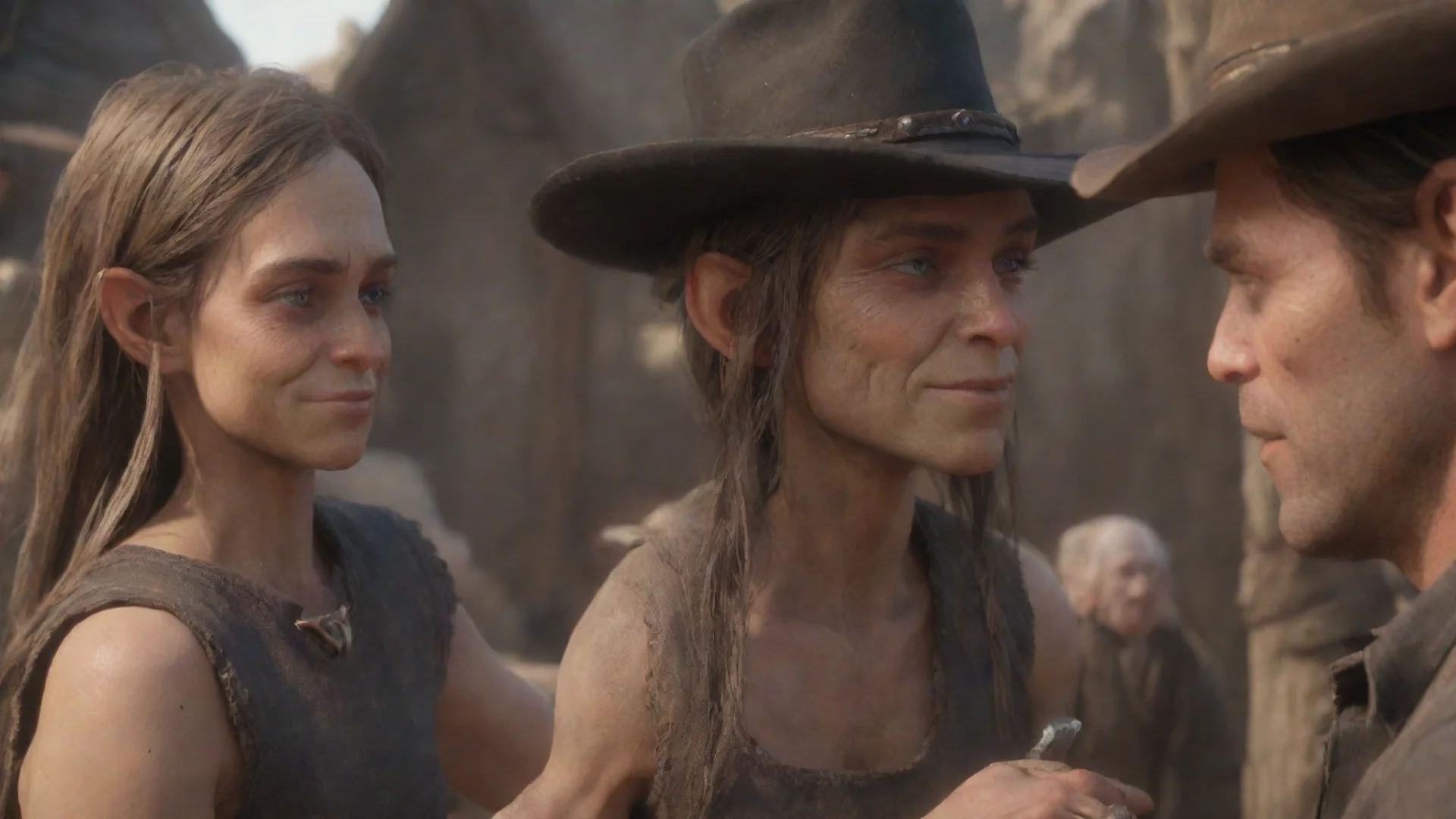 aibest quality human cowboy man meeting cute goblin girl redemption2 5 hdwidescreen