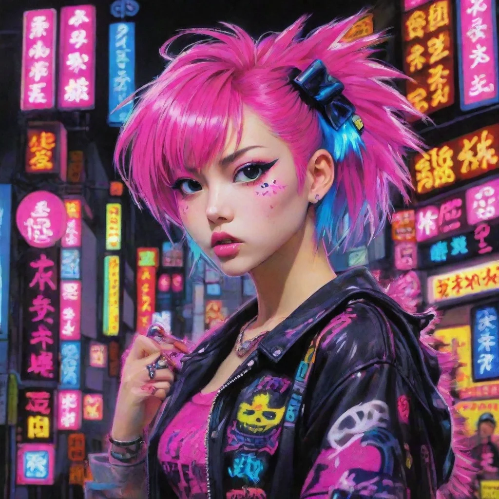 aibest quality japanese neon punk neon punk neon punk neon punk neon punk 5