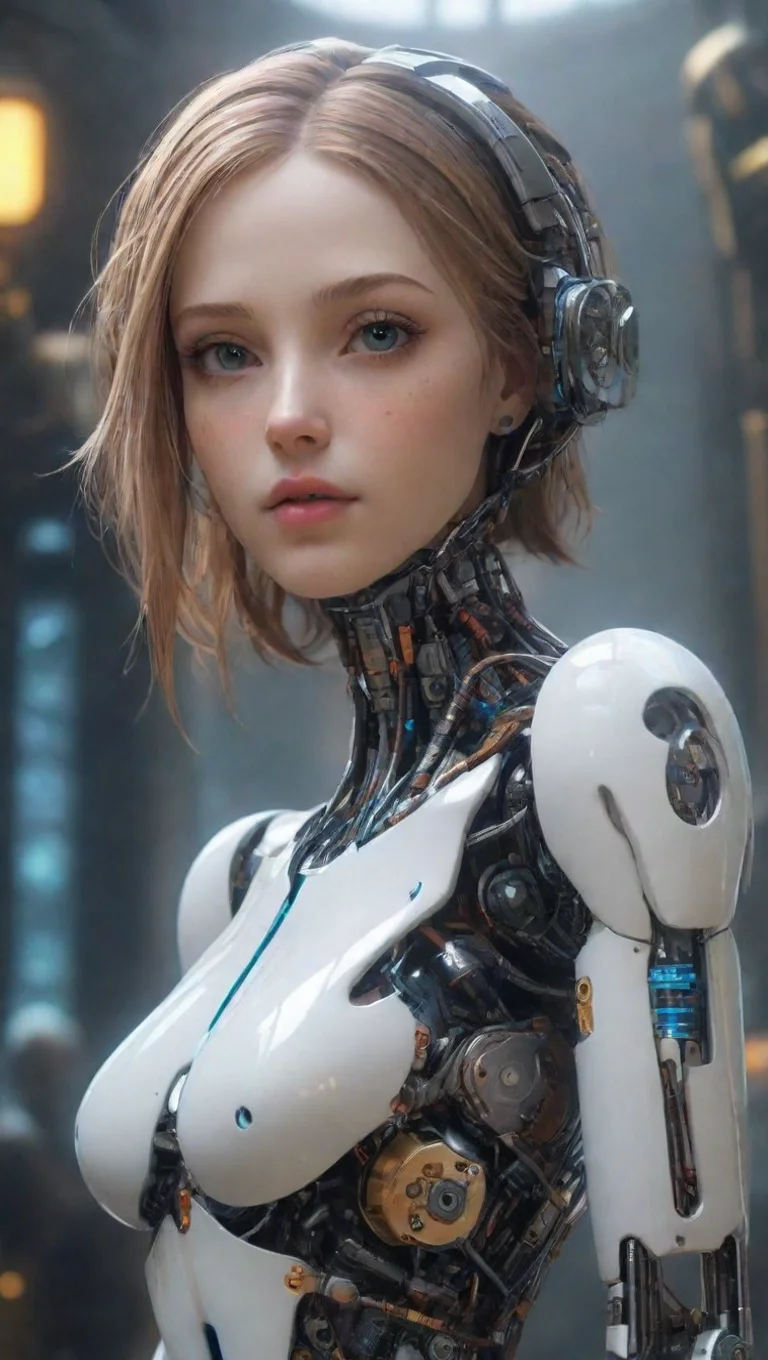 aibest quality kindhearted ai after singularity where ai comes to life hd artstations stunning utopian  5 tall