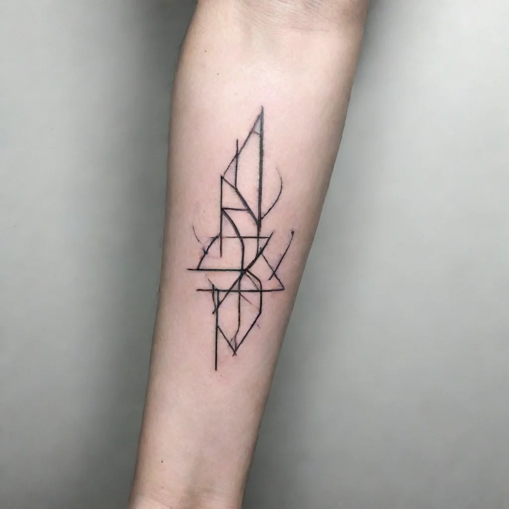 aibest quality linear geometric tattoo 5