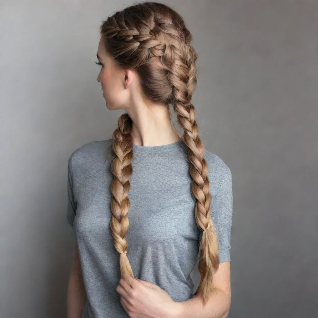 aibest quality long braid of hair held in one hand 5