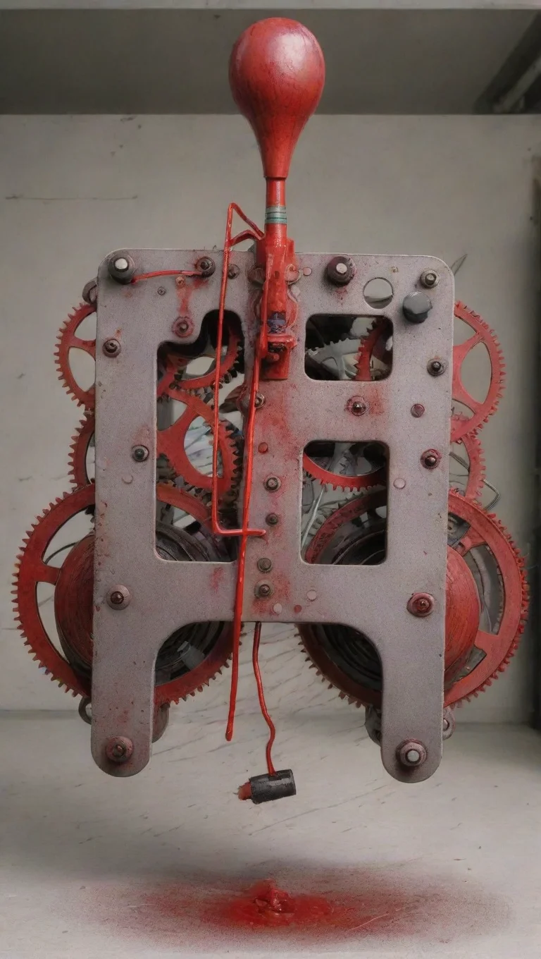 aibest quality make a monster robot blood drenched stunning 4
