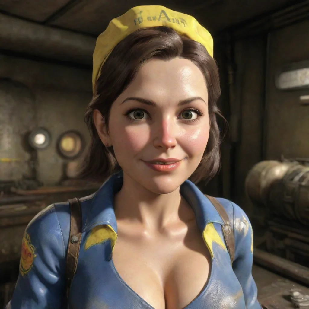aibest quality seductive cute happy fallout woman first person 5