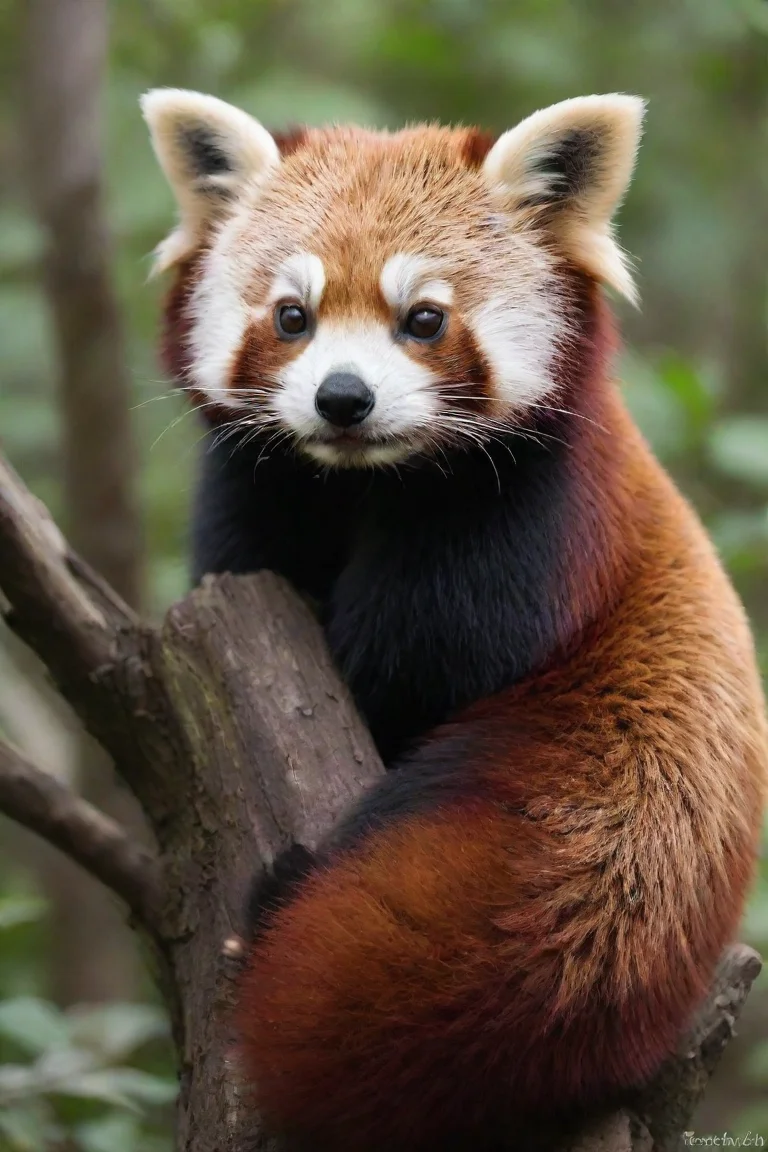 aibest quality seductive western red panda 5 portrait