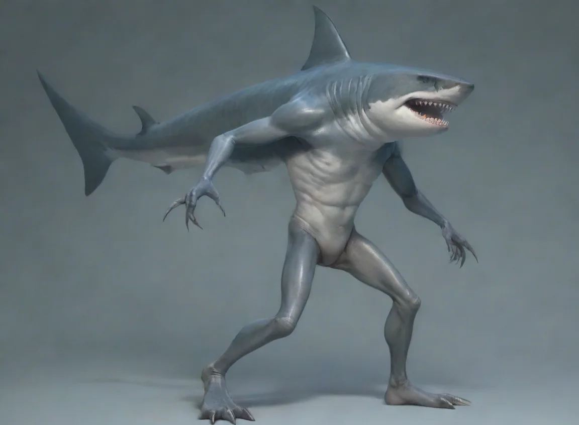 best quality shark humanoid  5 landscape43