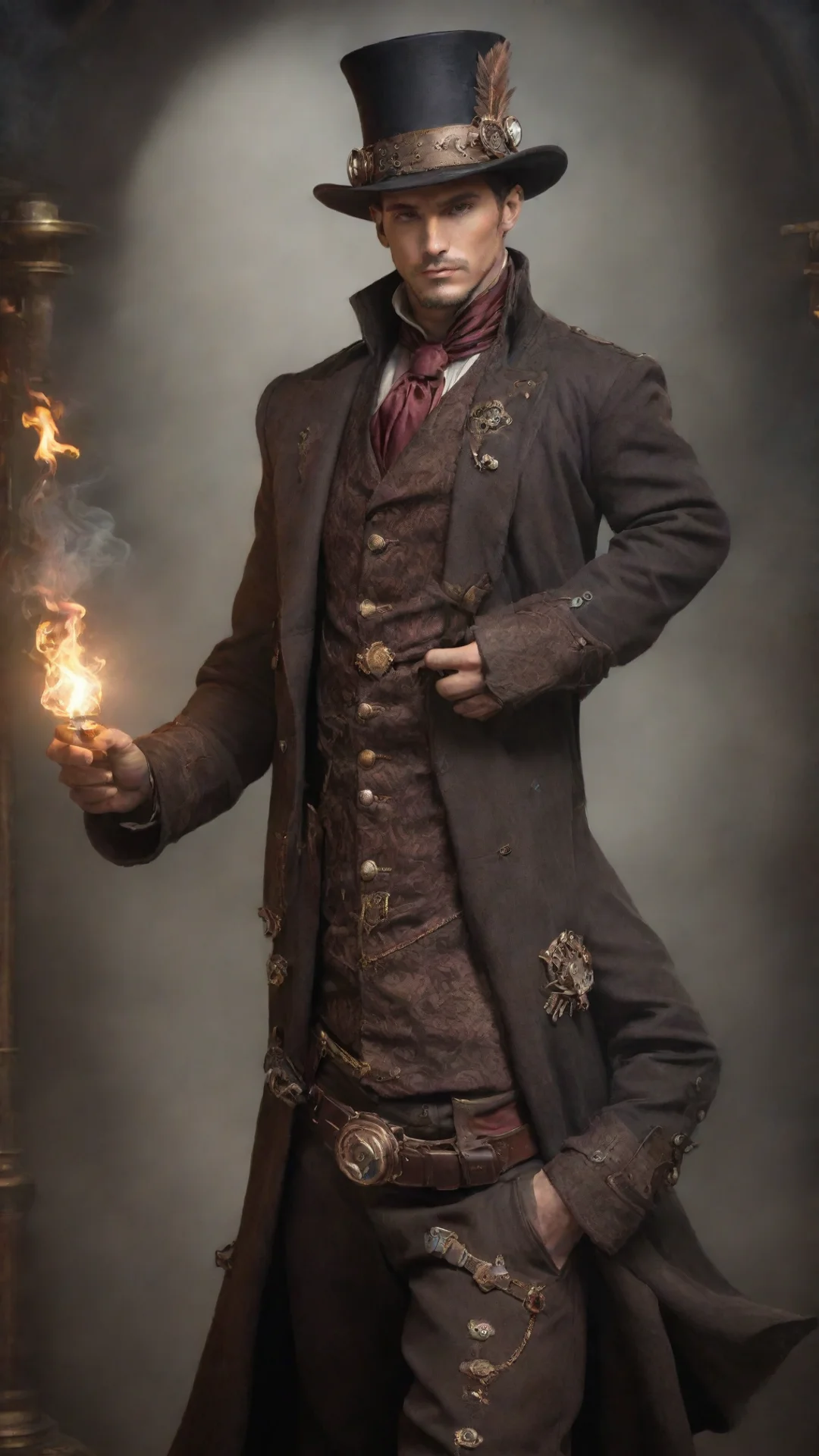 aibest quality steampunk masculine handsome mage 5 hdtall