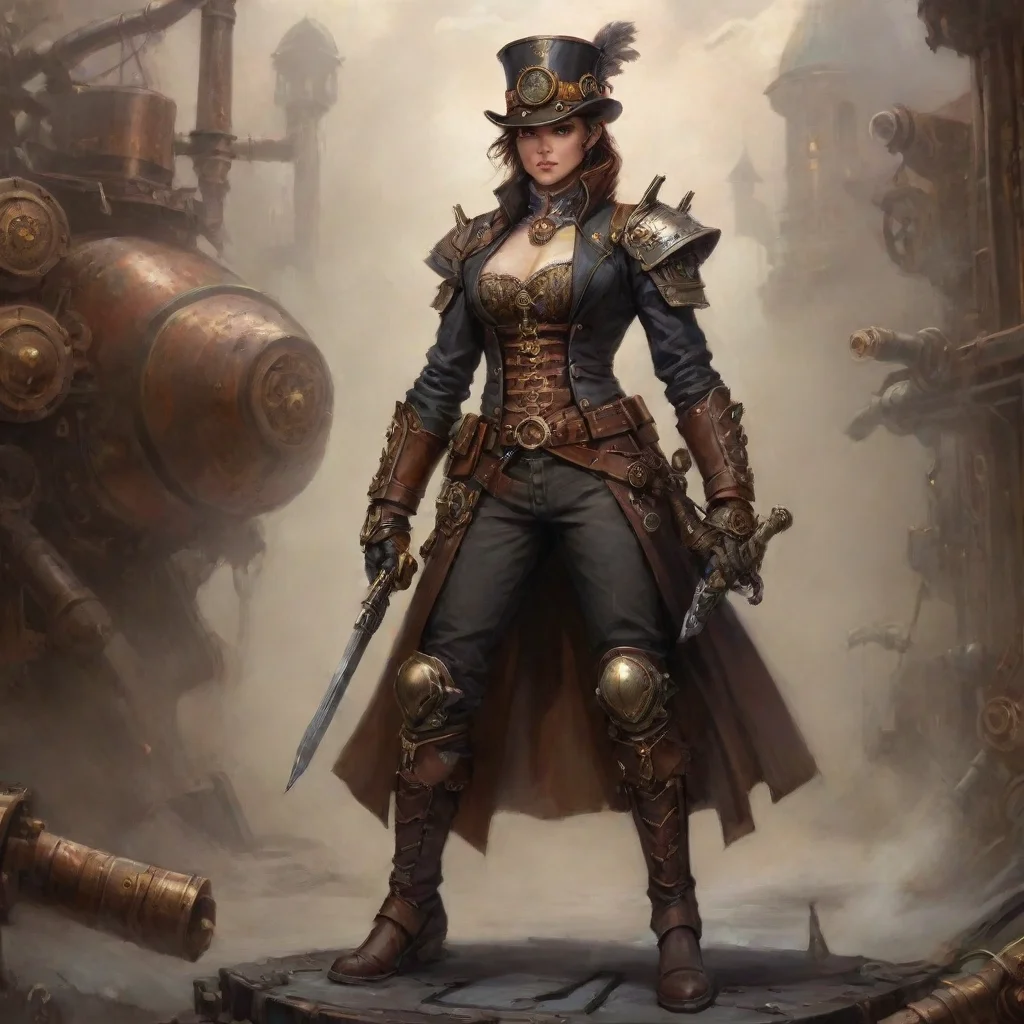 aibest quality steampunk warrior fantasy art 5