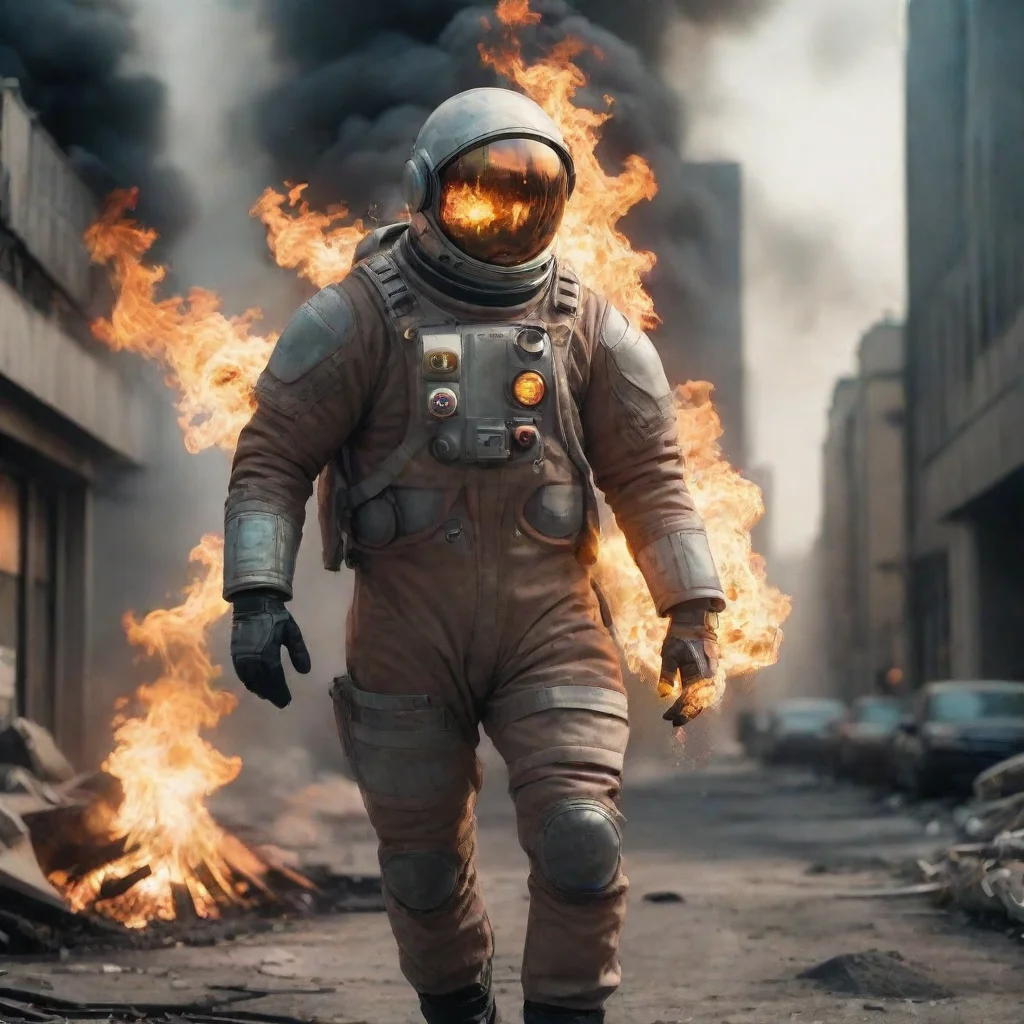 aibest quality swedish male spacesuit soldier burning sci fi city 5
