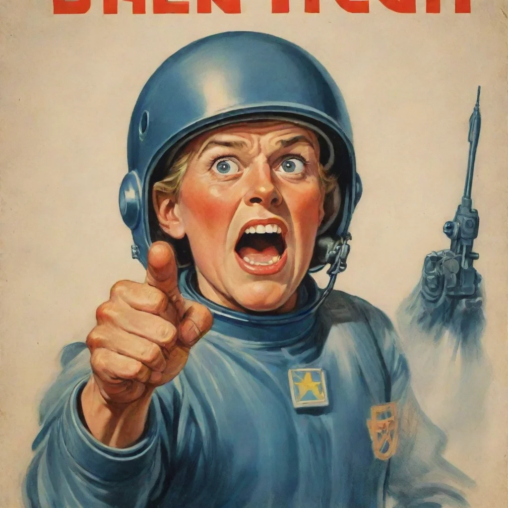 aibest quality swedish space soldier yelling pointing at viewer cartoon propaganda poster hd 5