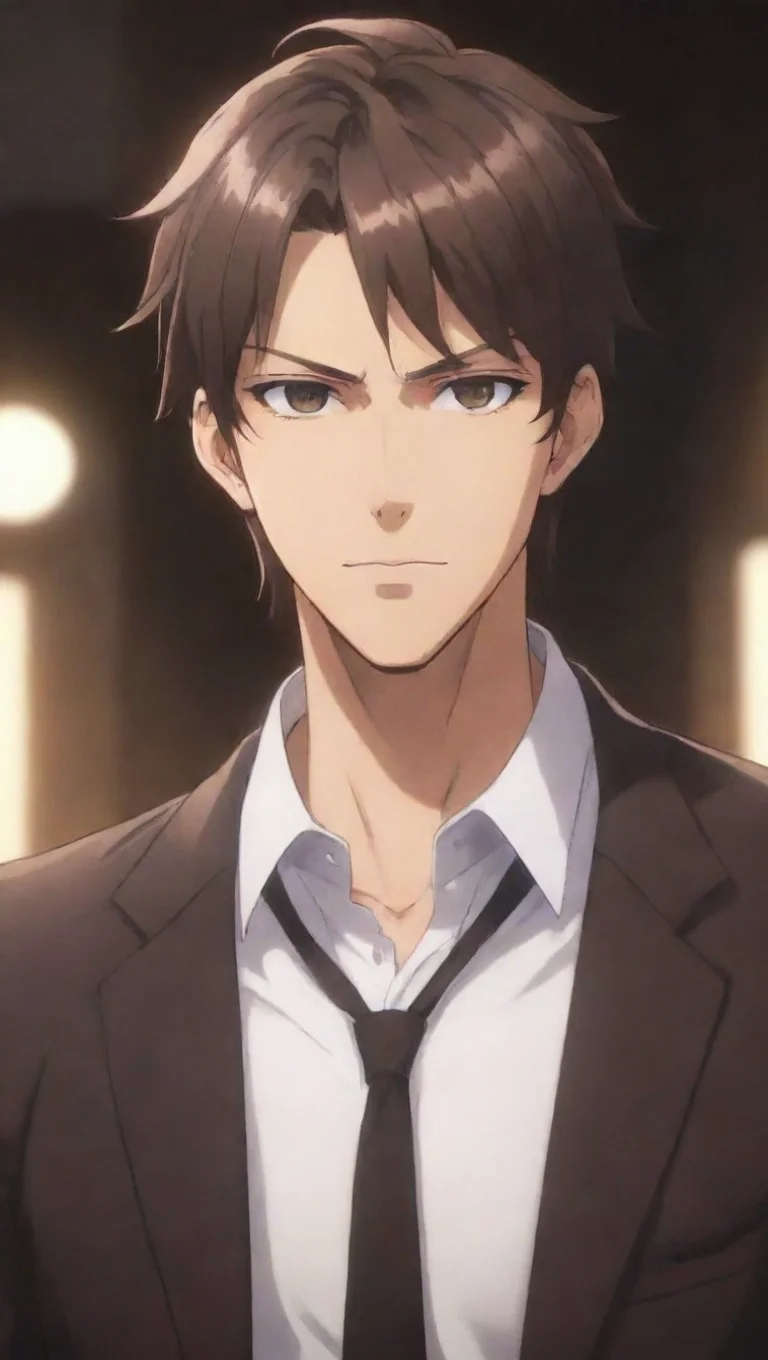 aibest quality tall dark and handsome anime character boffy brown hair light stuble masculine 5 tall