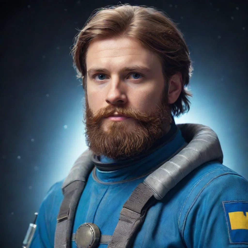 aibest quality young bearded swedish space trucker man sci fi hd 5