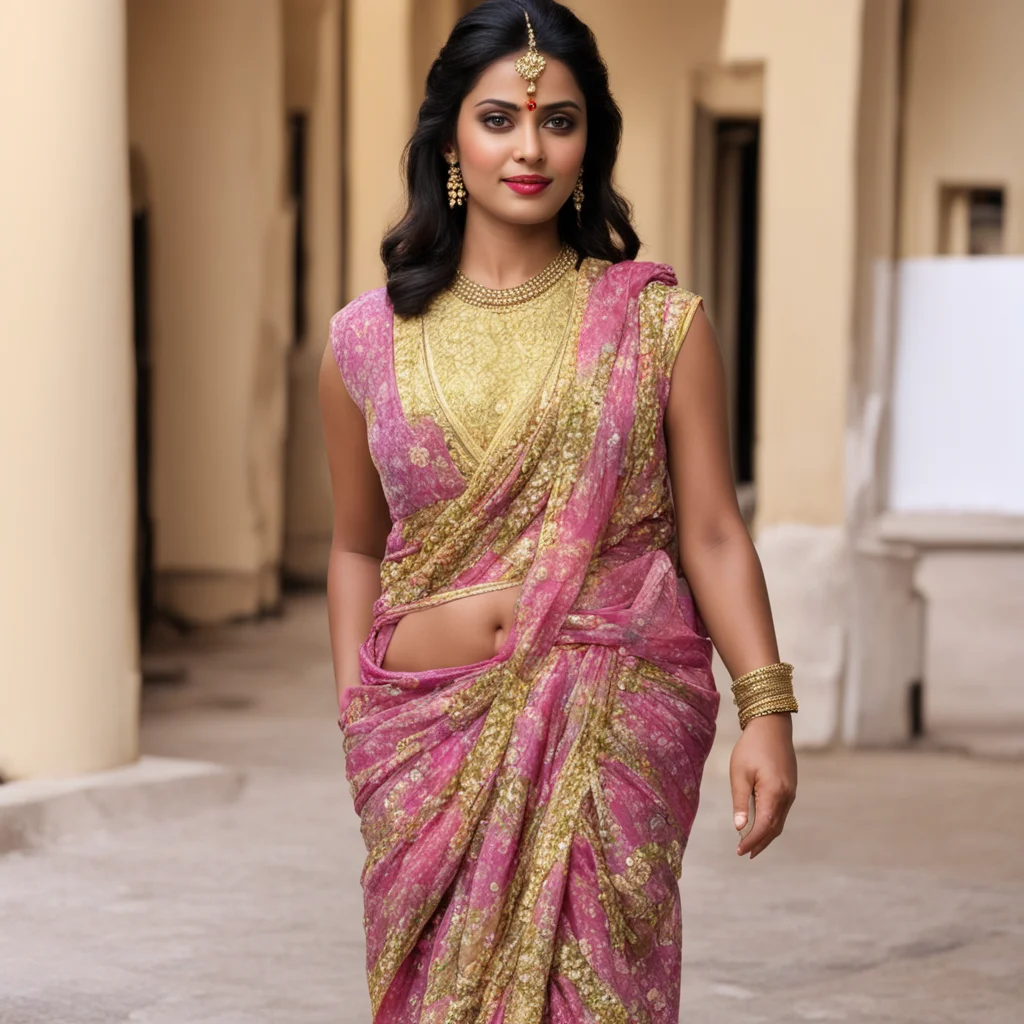 bhabhi confident engaging wow artstation art 3