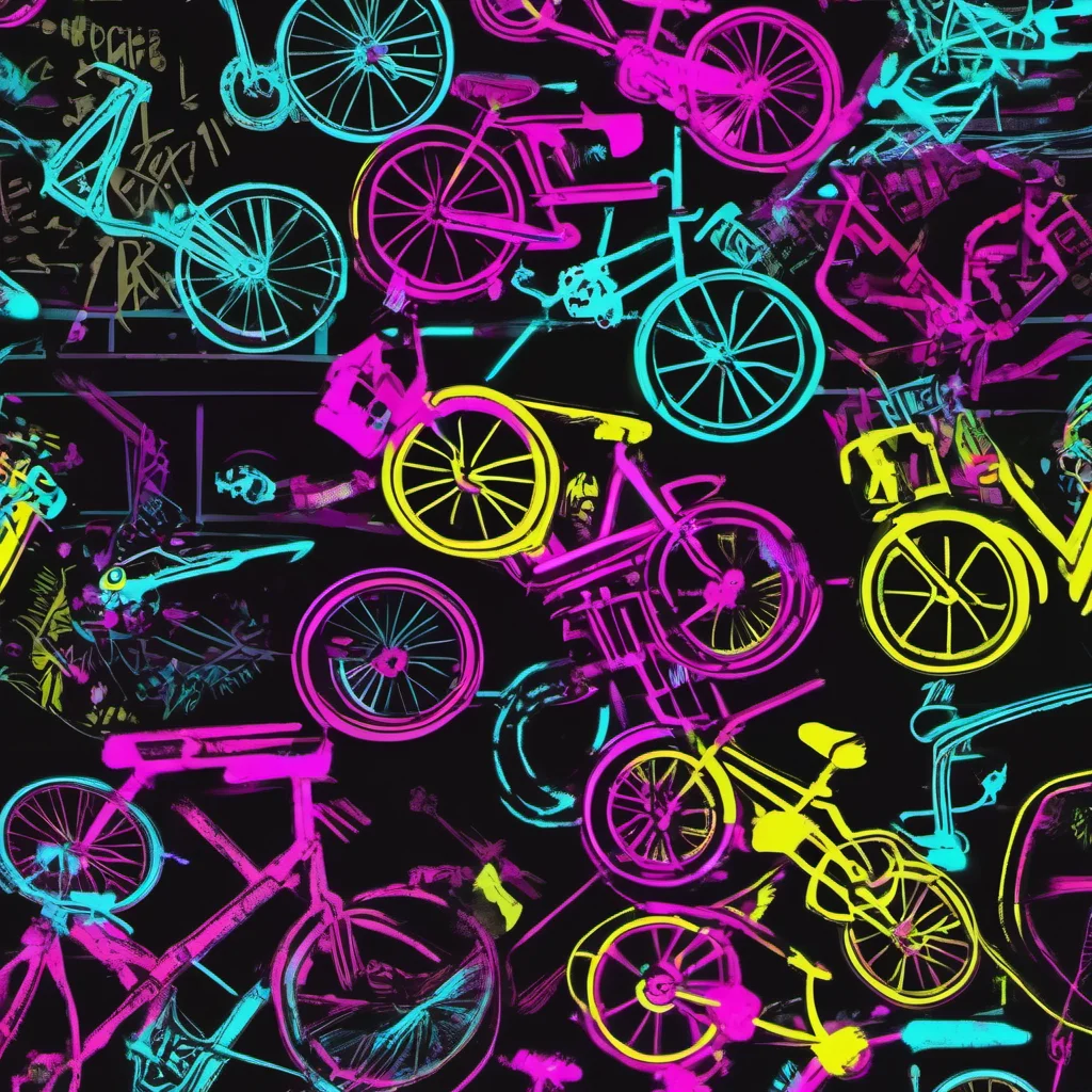 aibicycle neon punk amazing awesome portrait 2