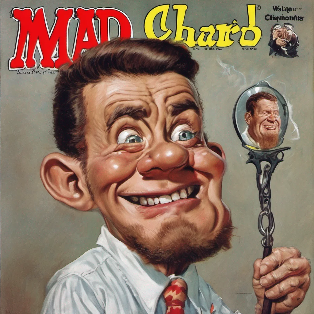 aibilly charles as a mad magazine cover