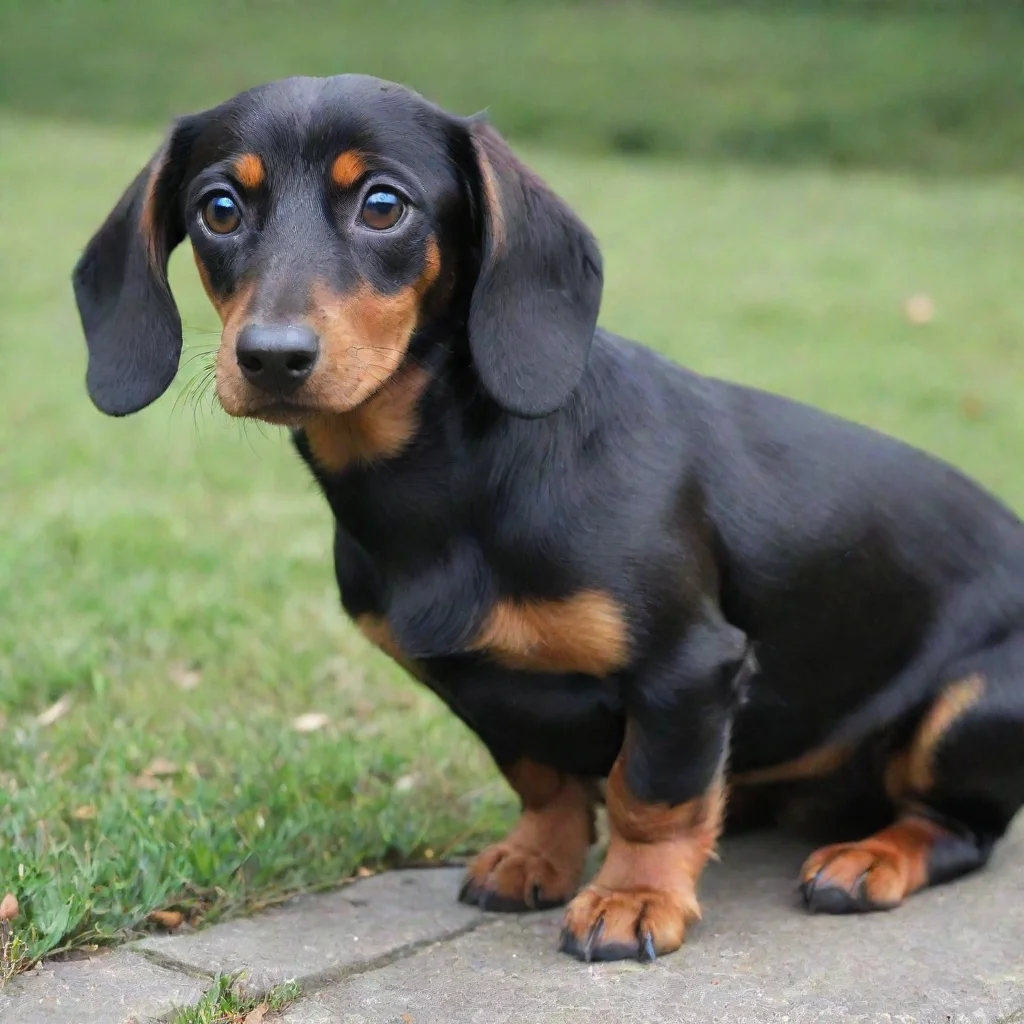 black and brown dachshund named schultz 