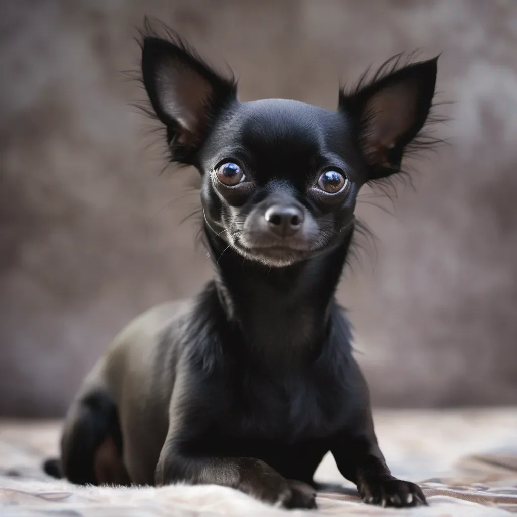 aiblack chihuahua confident engaging wow artstation art 3