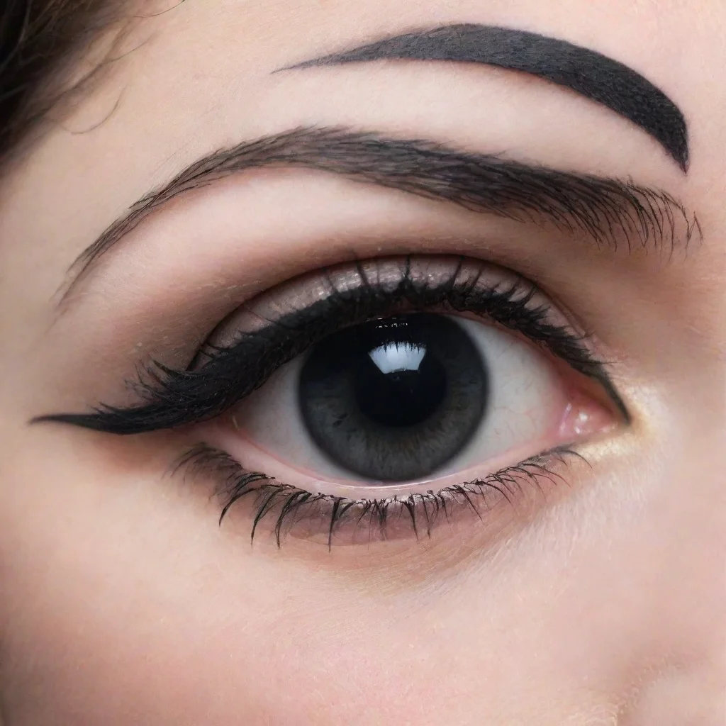 aiblack sclera tattooed eyes