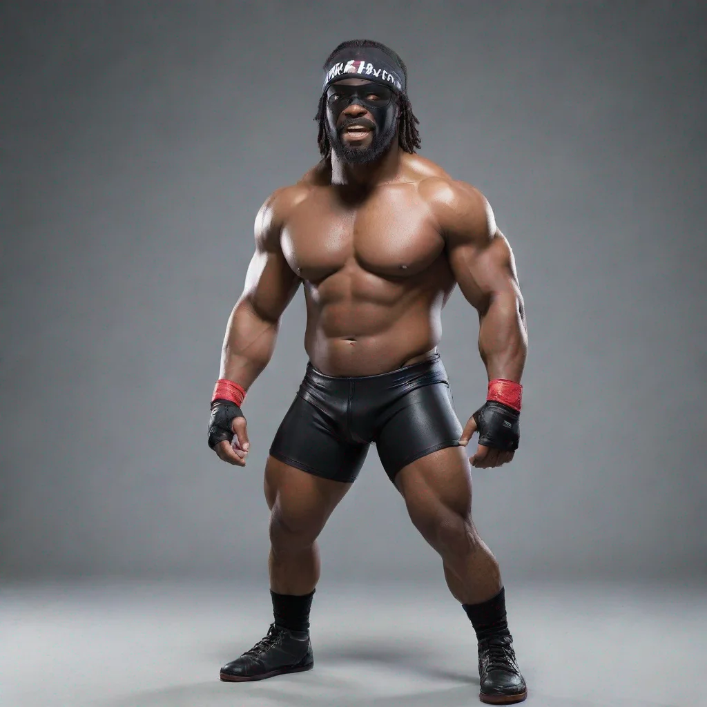 aiblack video game pro wrestler 
