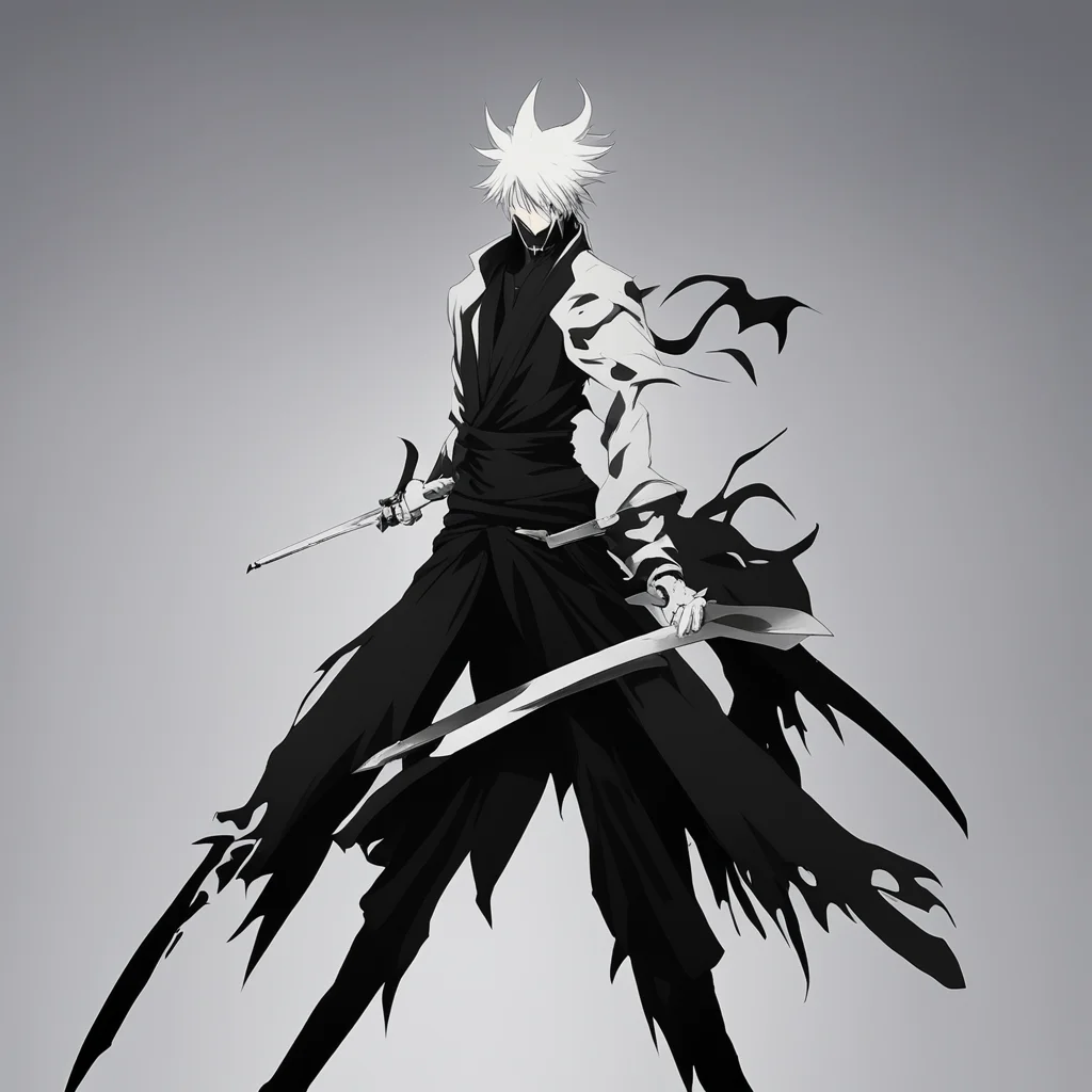 aibleach shinigami inspired by gohstblader dnf duel confident engaging wow artstation art 3