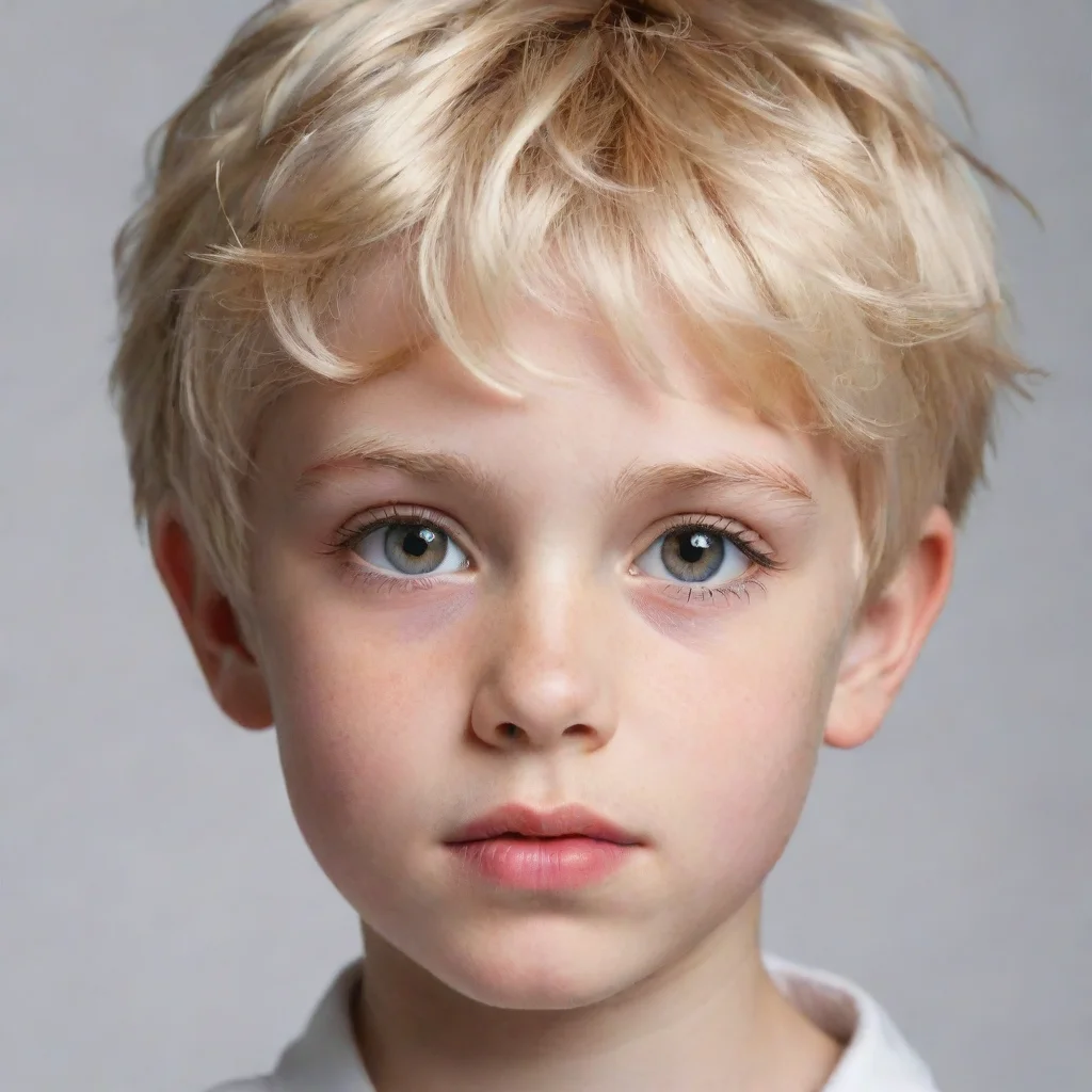blonde boy face