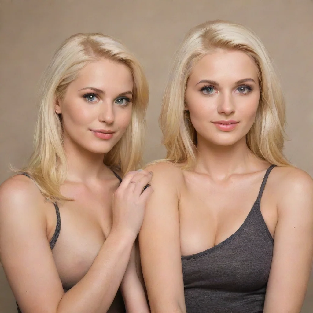 aiblonde lesbian twins