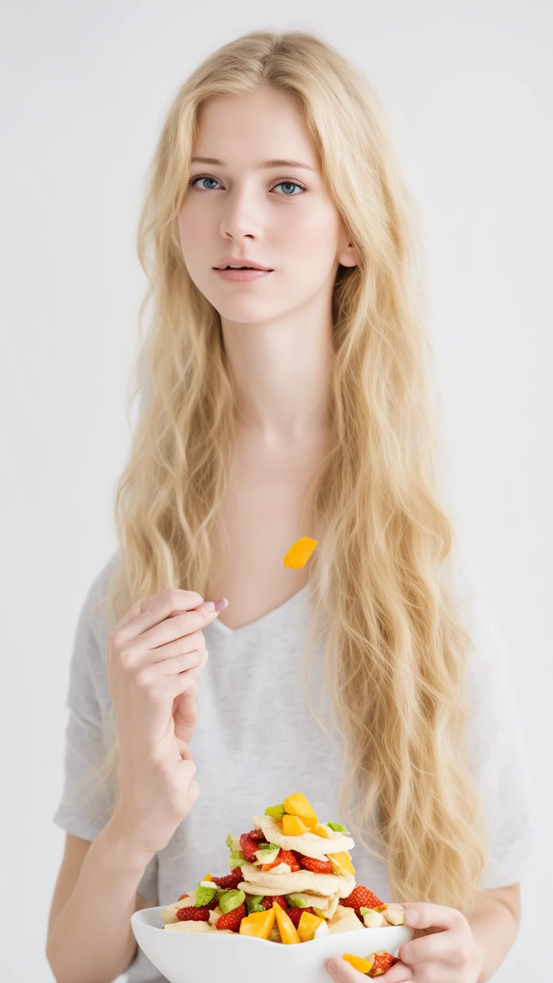 aiblonde student isbgaining weight due to snacks tall