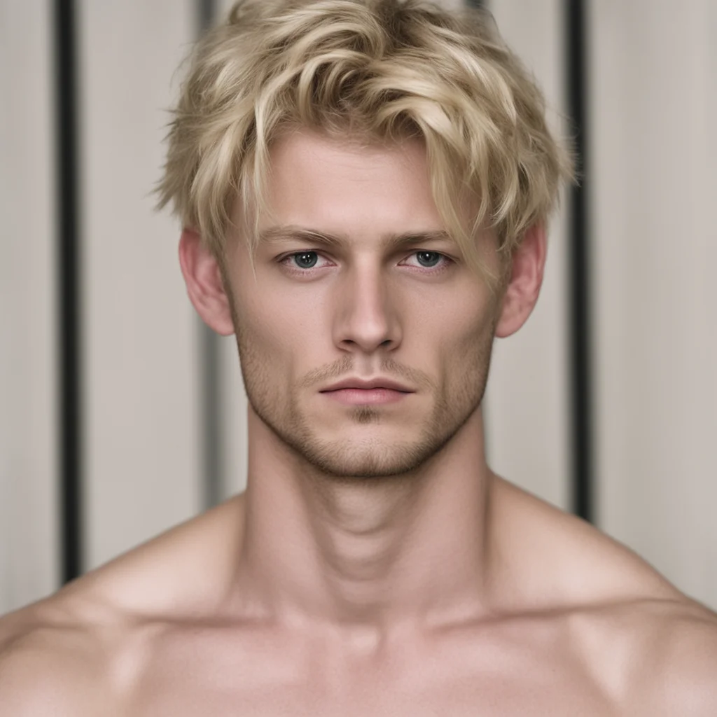 aiblonde young male prisoner amazing awesome portrait 2