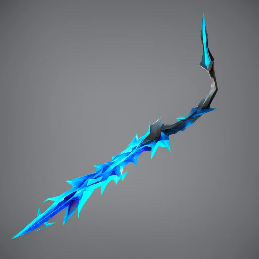 blue ice spear amazing awesome portrait 2