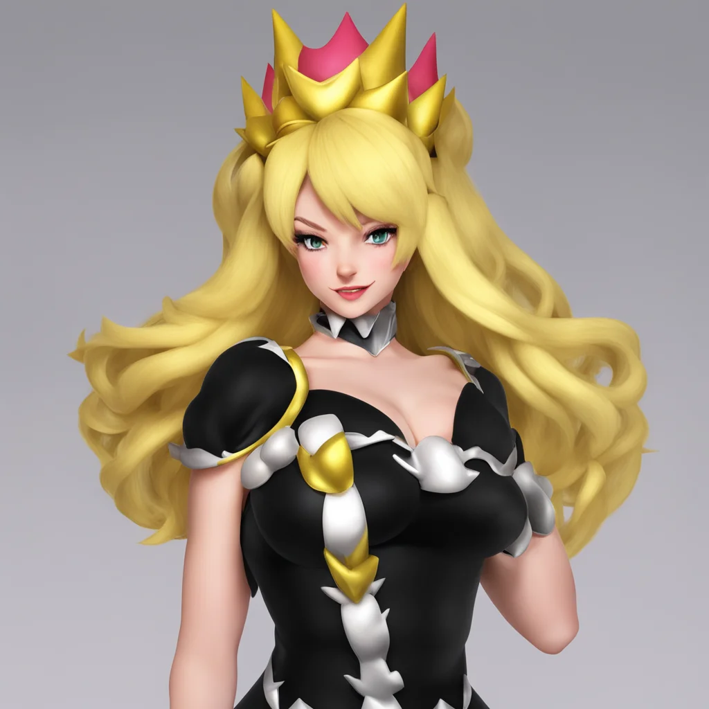 bowsette confident engaging wow artstation art 3