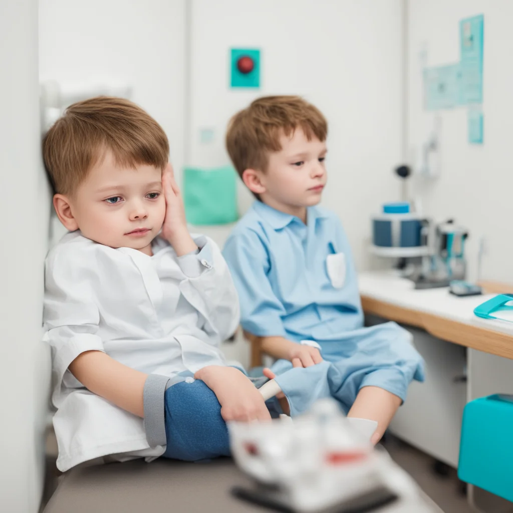aiboy at a doctor room 
