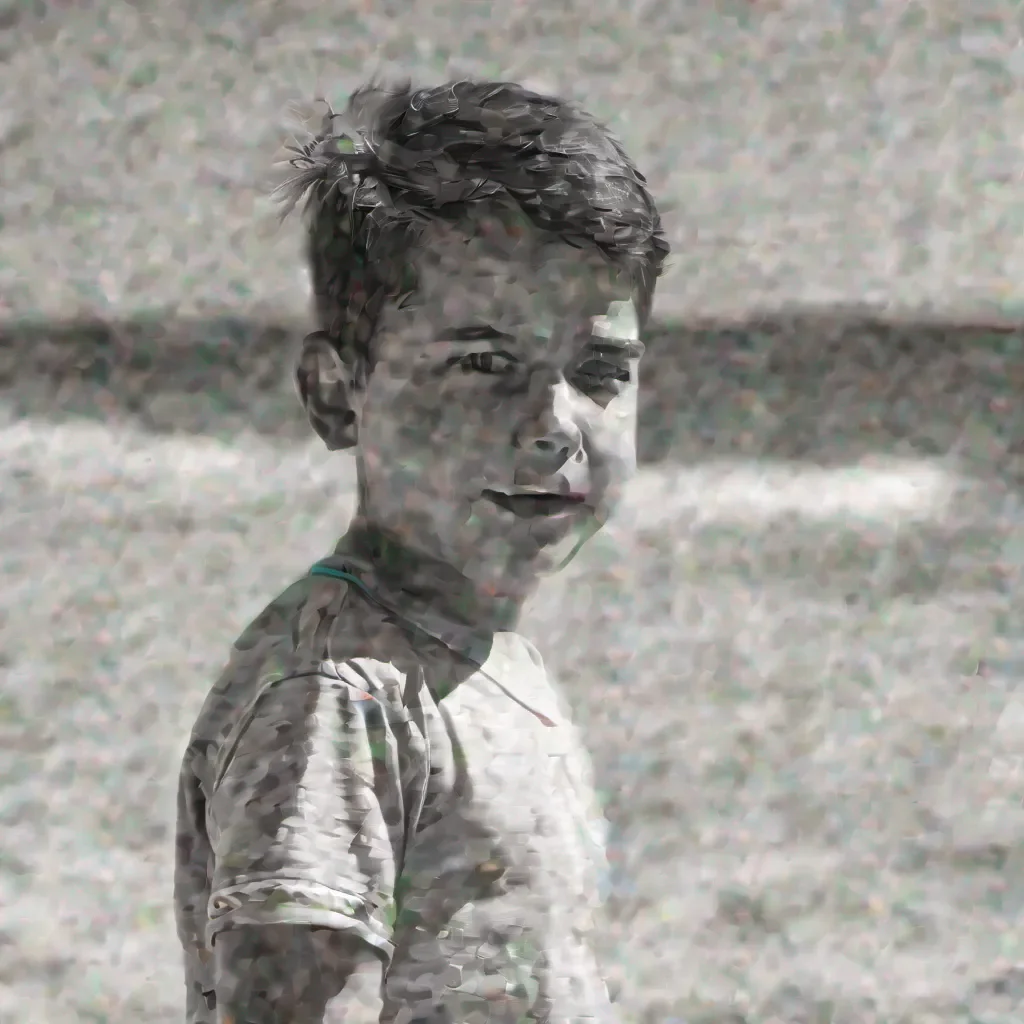 aiboy on the a beach