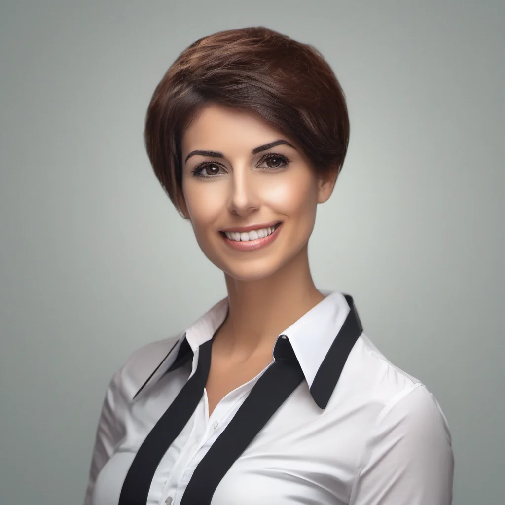 aibrazilian woman accountant short hair