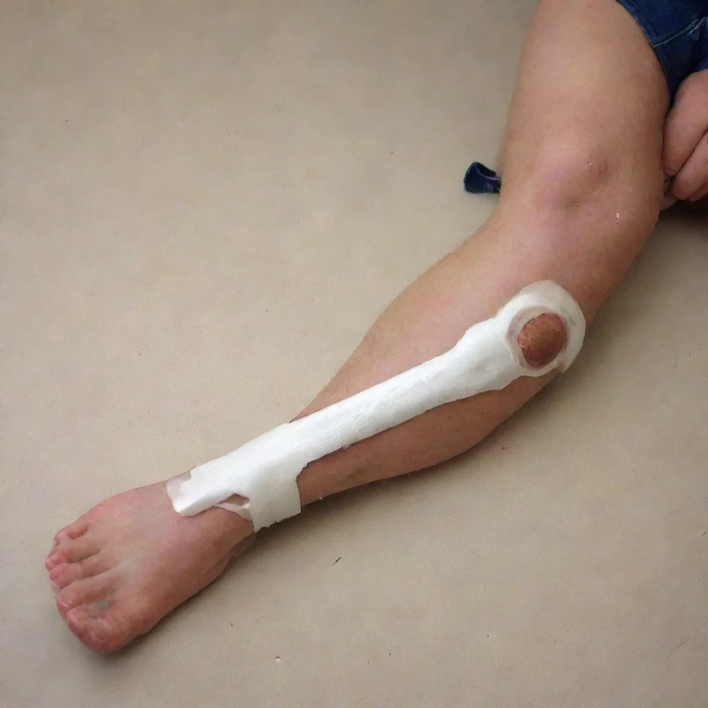 broken leg
