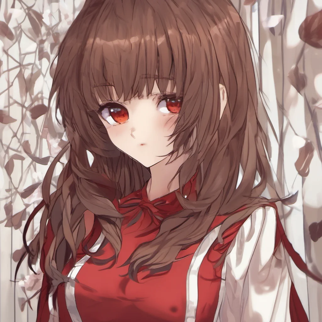 aibrown hair red eyes dress good looking trending fantastic 1