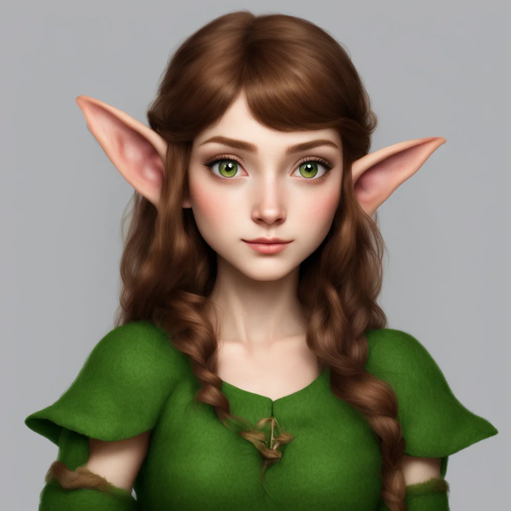 brown haired elf