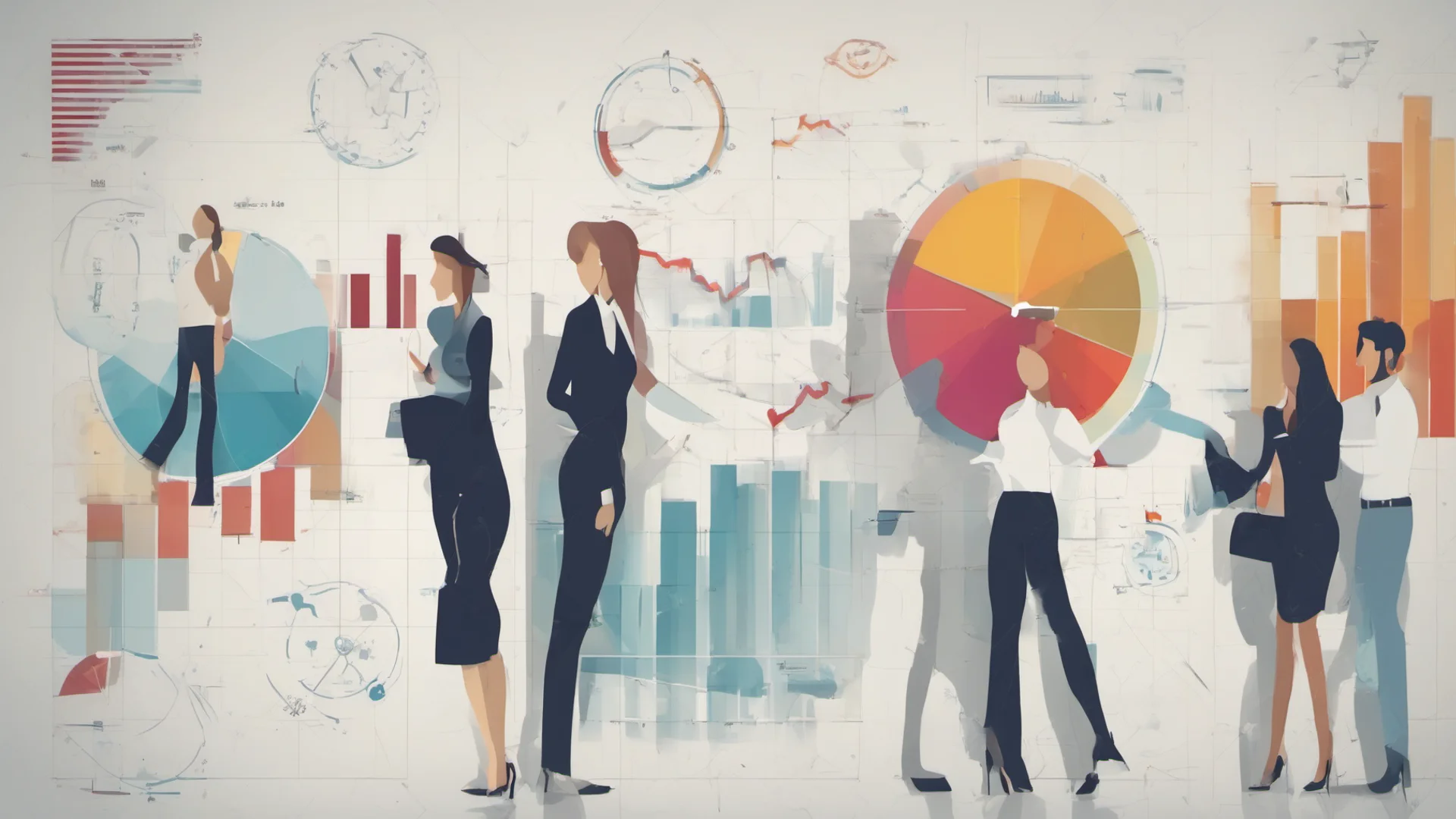 aibusiness people and a chart  good looking trending fantastic 1 wide
