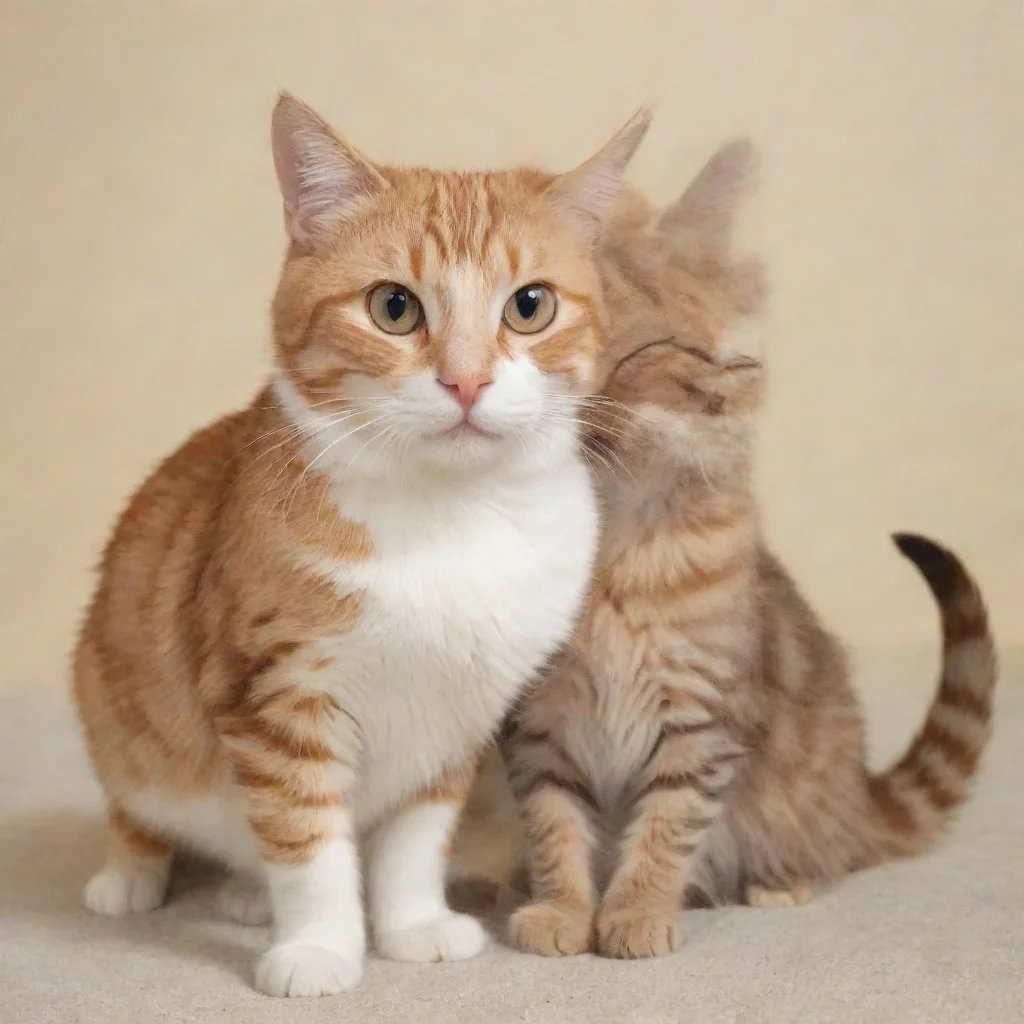 can you generate me a image of a cat and its mother than similar images to make you find the cats mother like a game make seperate images of each animals