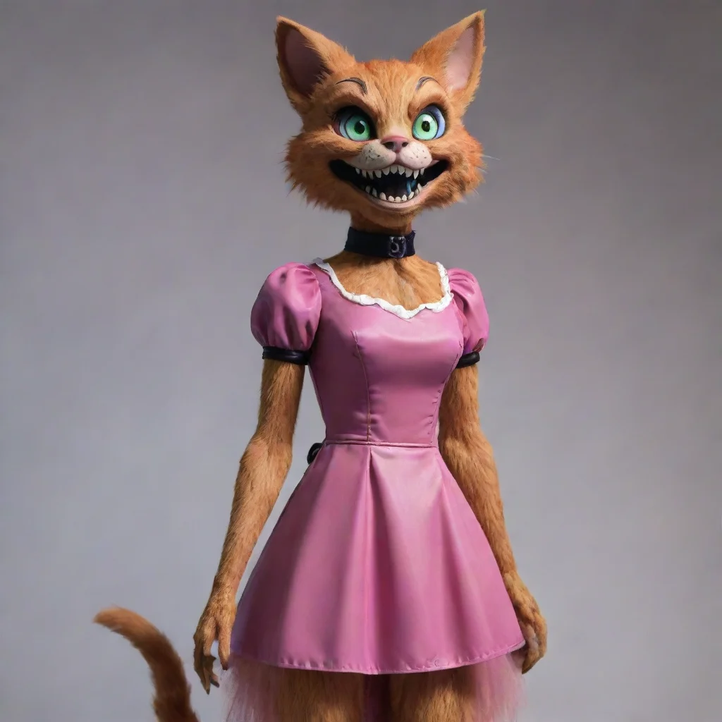 aicartoony feminine anthro cat animatronic freddys horror