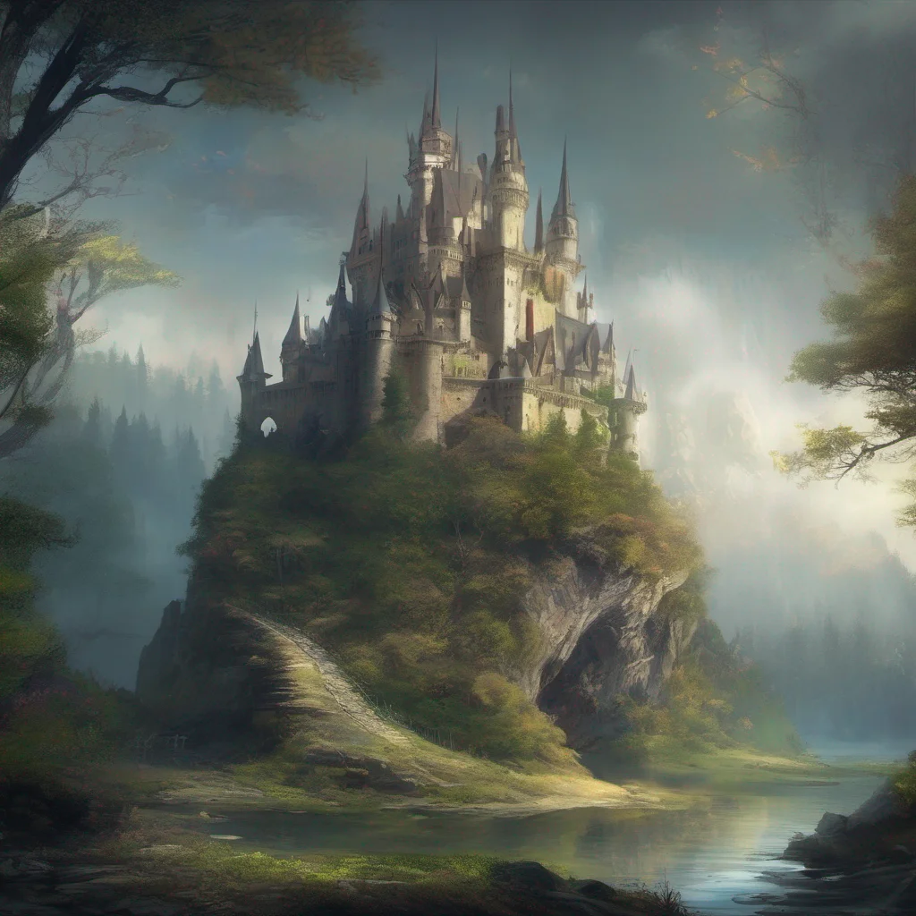 aicastle forest landscape fantasy art amazing awesome portrait 2