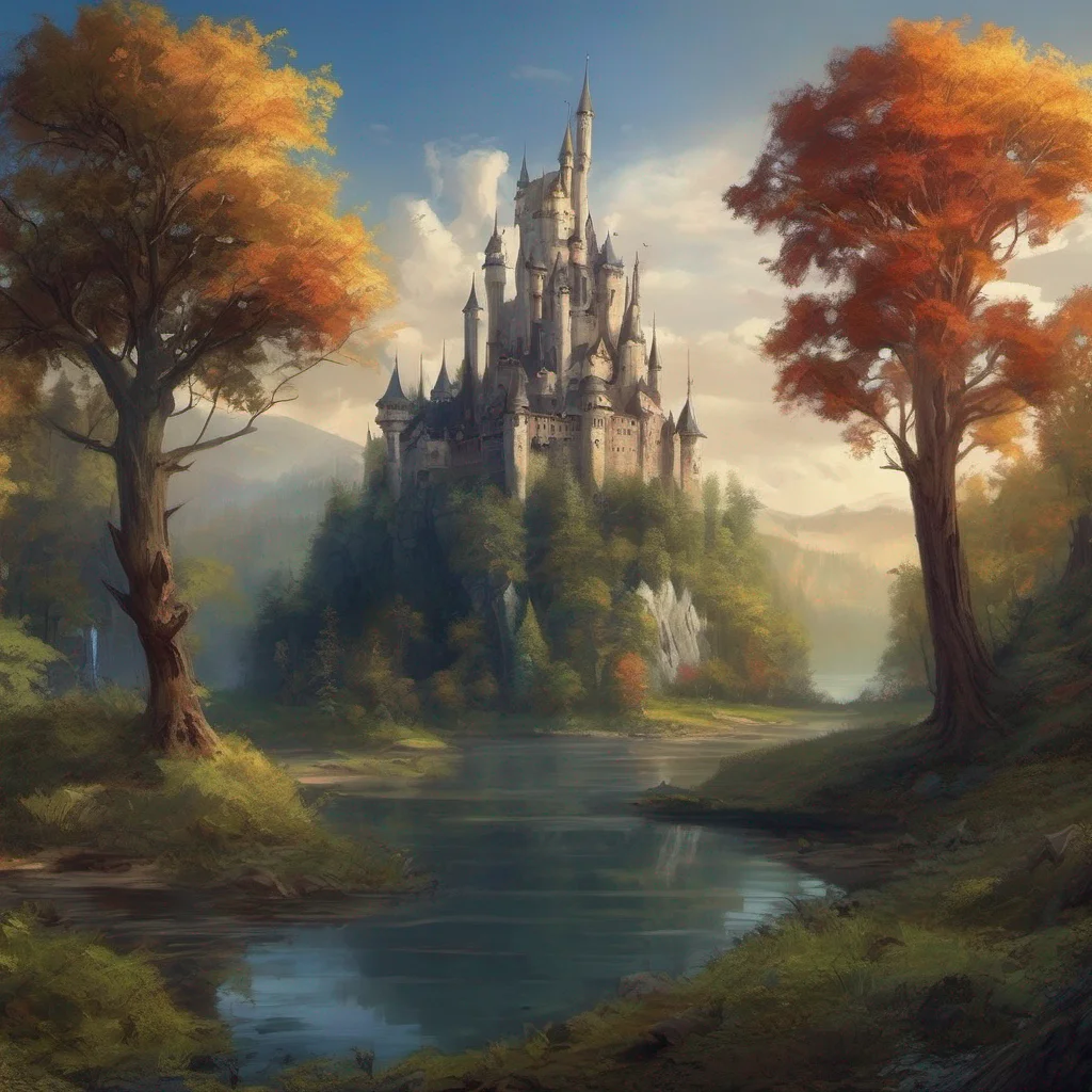 aicastle forest landscape fantasy art confident engaging wow artstation art 3