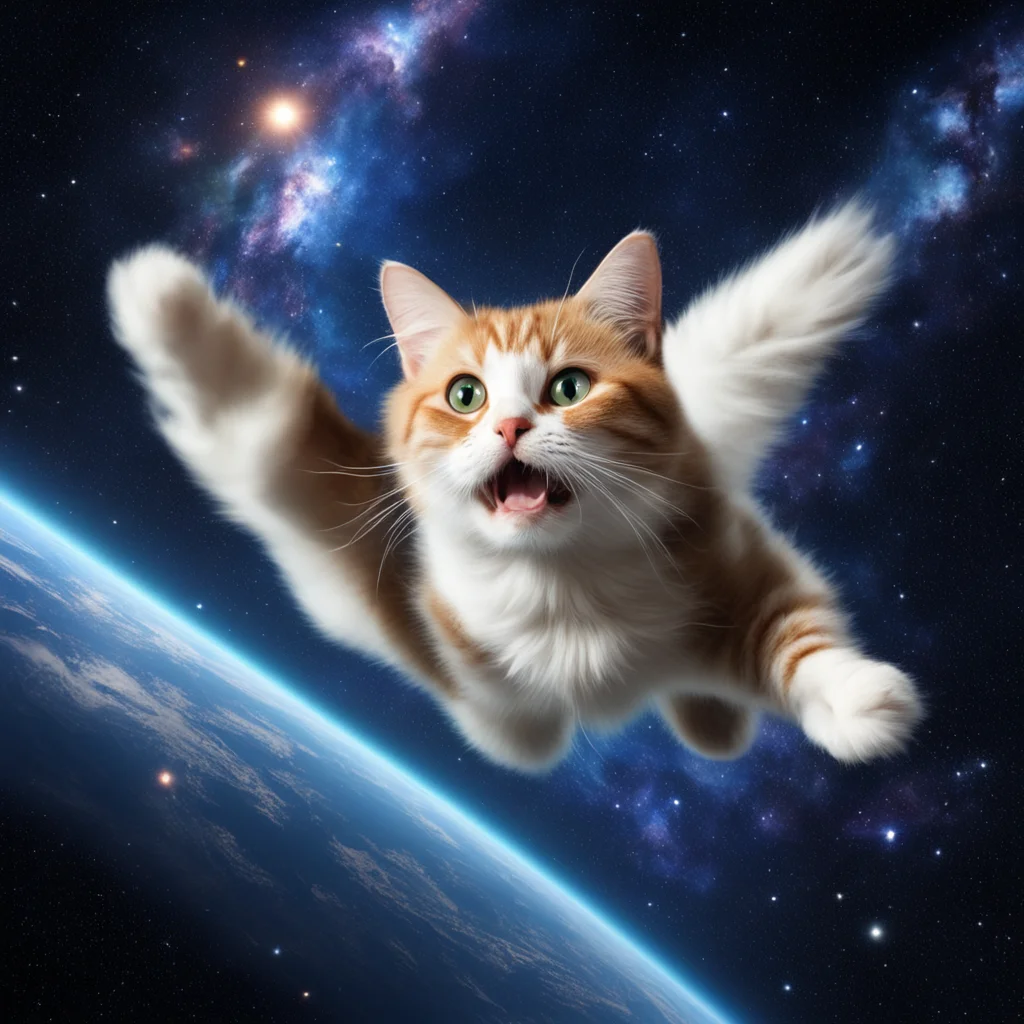 aicat flying through space good looking trending fantastic 1