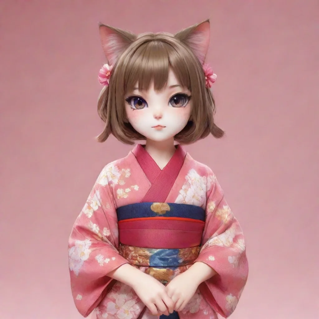 aicat girl in kimono