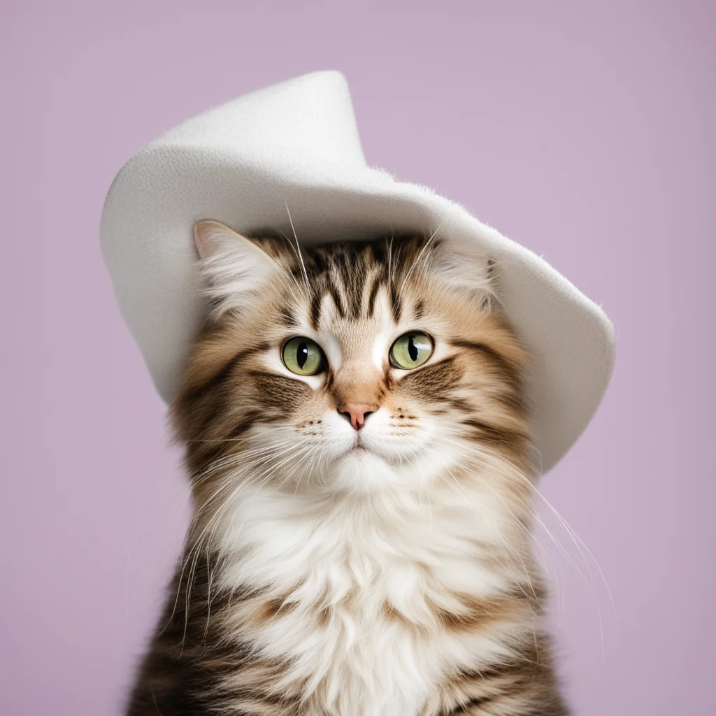aicat in a hat amazing awesome portrait 2