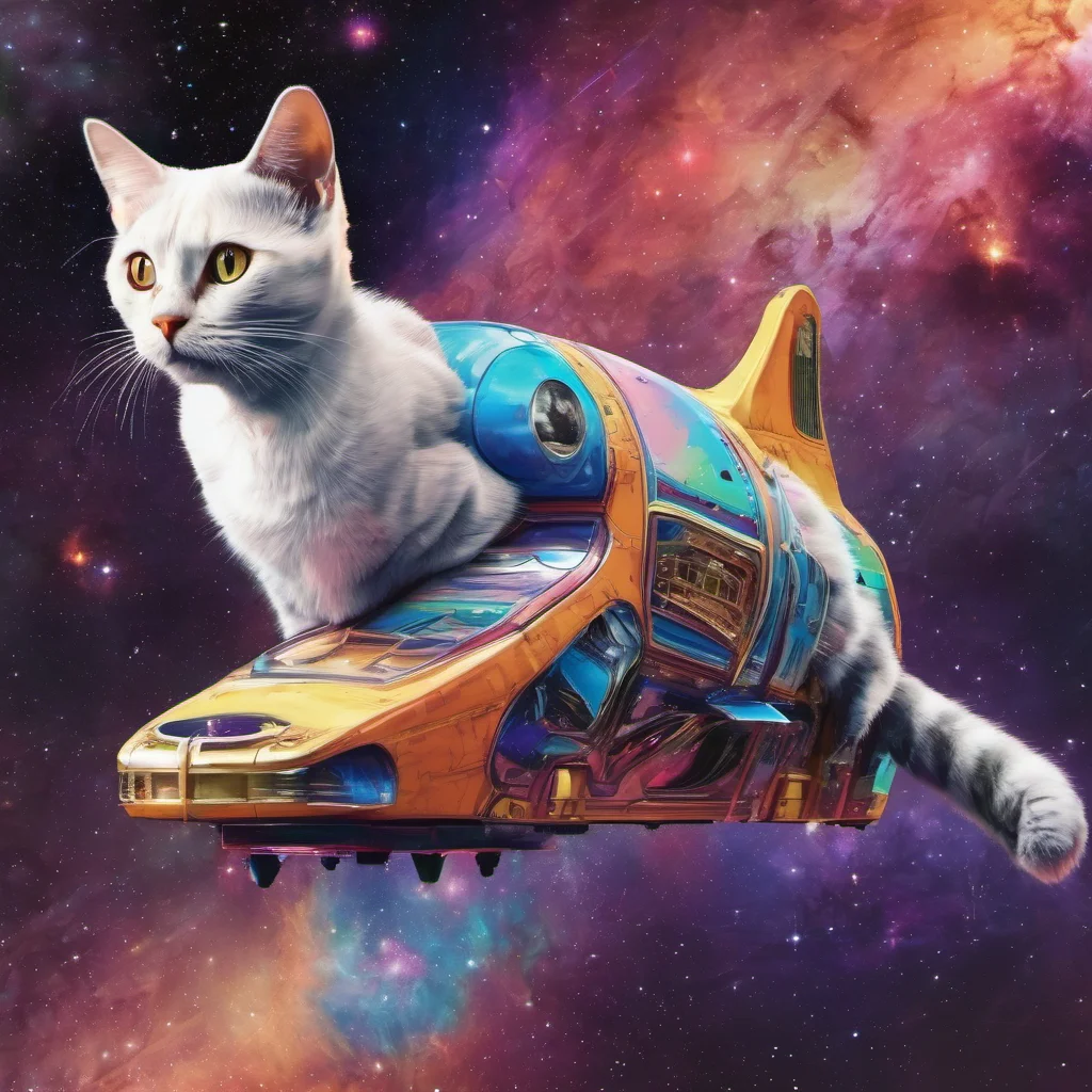 aicat in space longcar regal majestic colorful