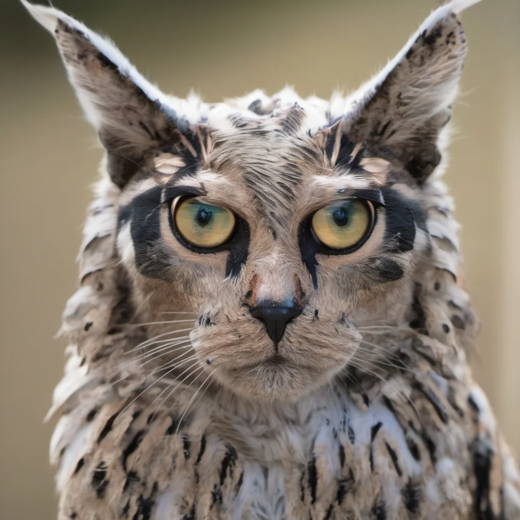 aicat mixed with an owl confident engaging wow artstation art 3