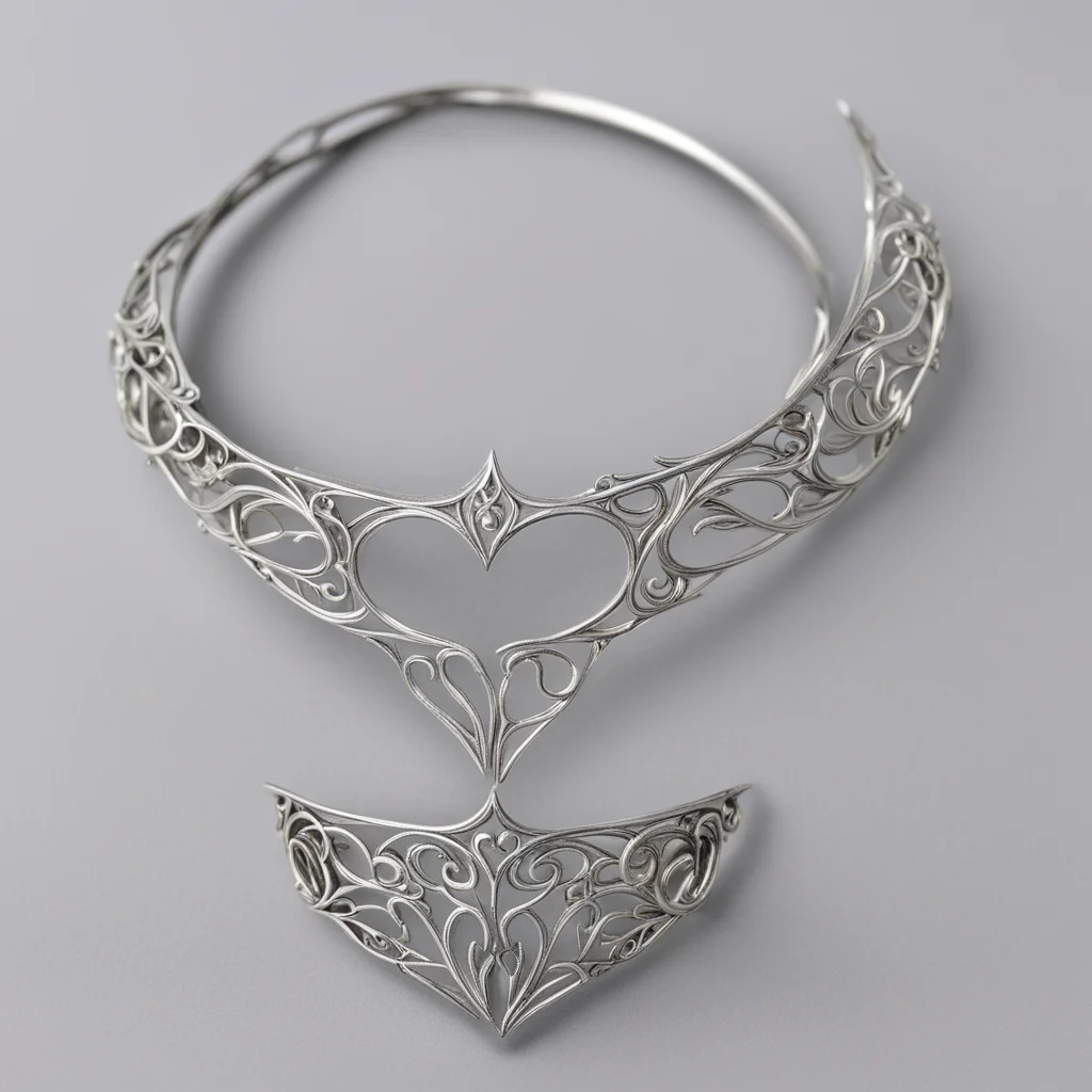 aiceleborn silver sindar elven circlet confident engaging wow artstation art 3