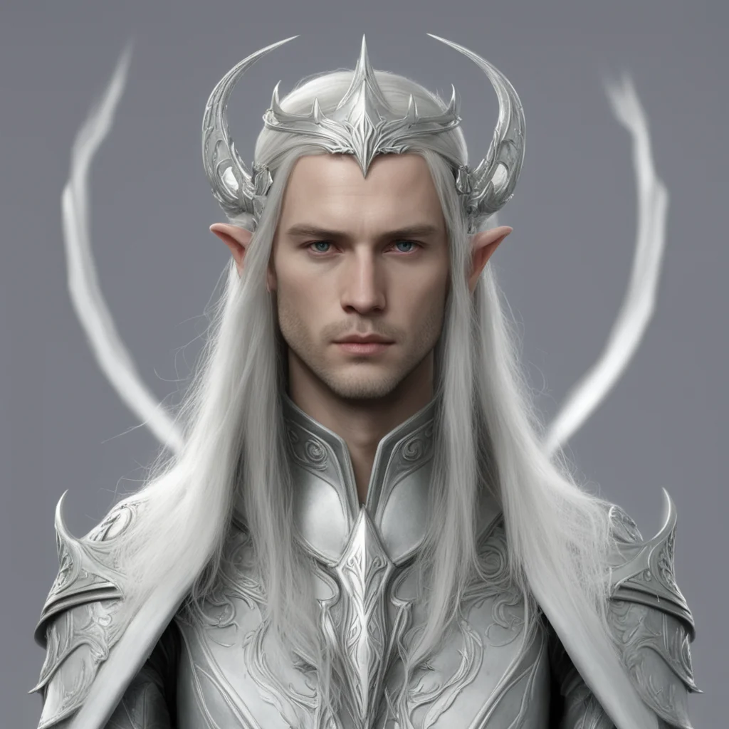 celeborn with silver circlet confident engaging wow artstation art 3