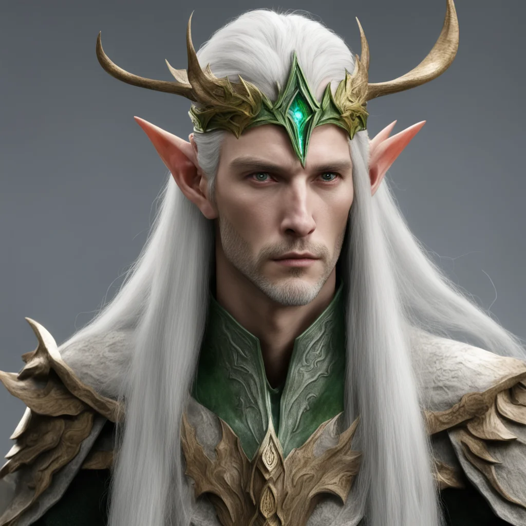 celeborn with wood elf circlet confident engaging wow artstation art 3